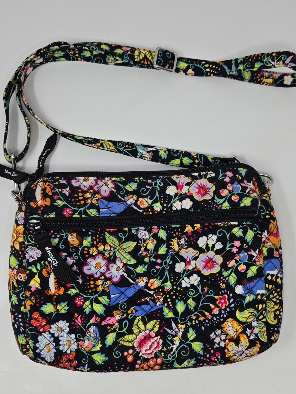 Vera Bradley Disney Classics On The Green Triple Compartment Crossbody Bag